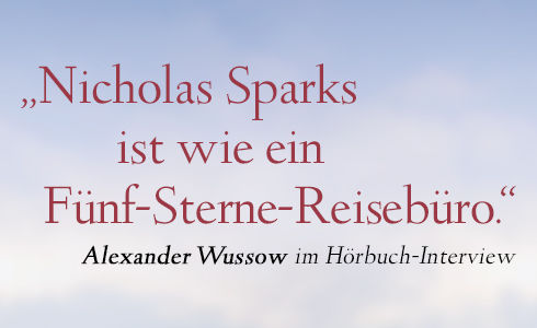 Alexander Wussow im Gespräch über Nicholas Sparks