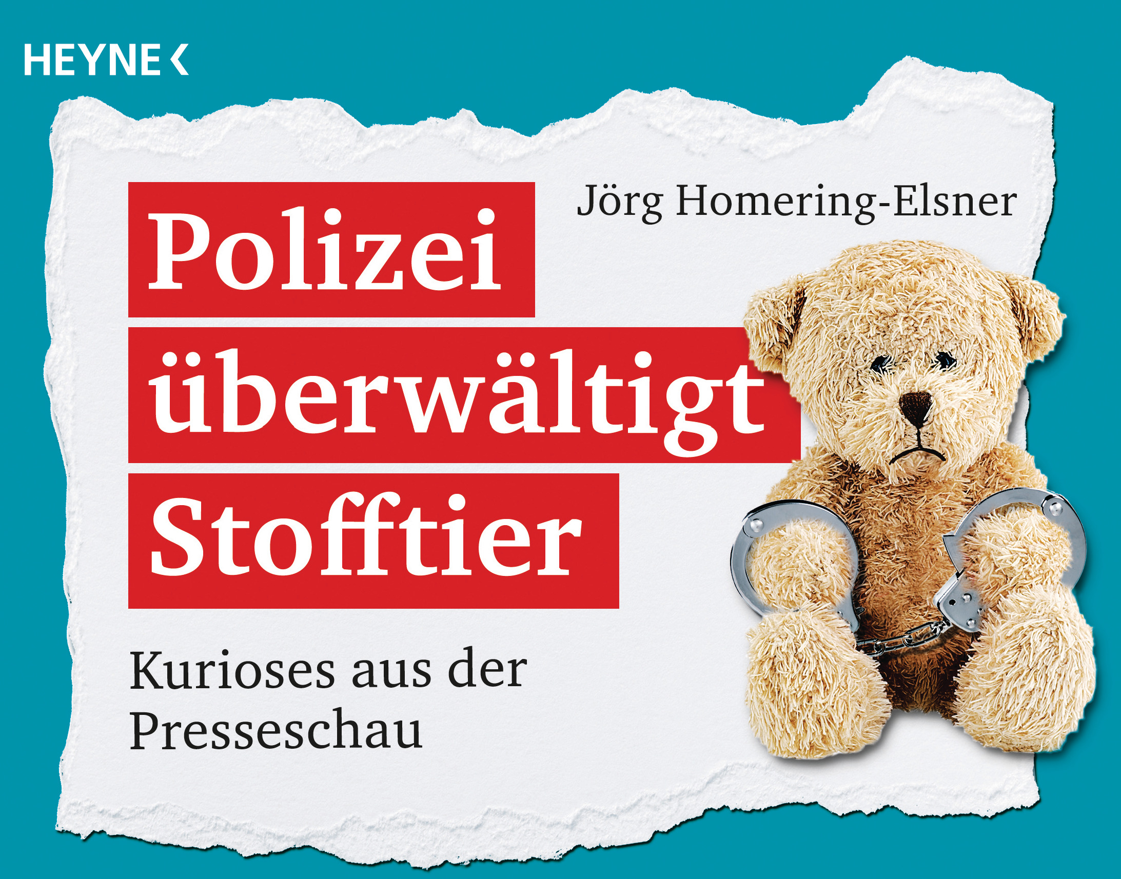 Jörg Homering-Elsner - Polizei überwältigt Stofftier Homering-Elsner_JPolizei_ueberwaeltigt_185132